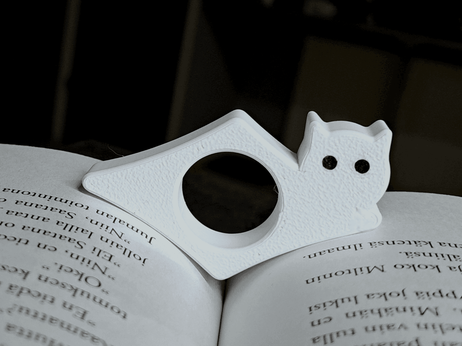 Marca Página Dedão Gatinho Personalizado